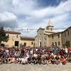 A group of students in Titignano, Italy