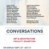 Faculty Art Exhibition poster
